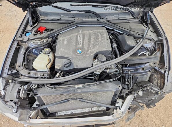 WBA3X9C57GD870039 2016 BMW 3 SERIES Black Widok wnętrza z tyłu