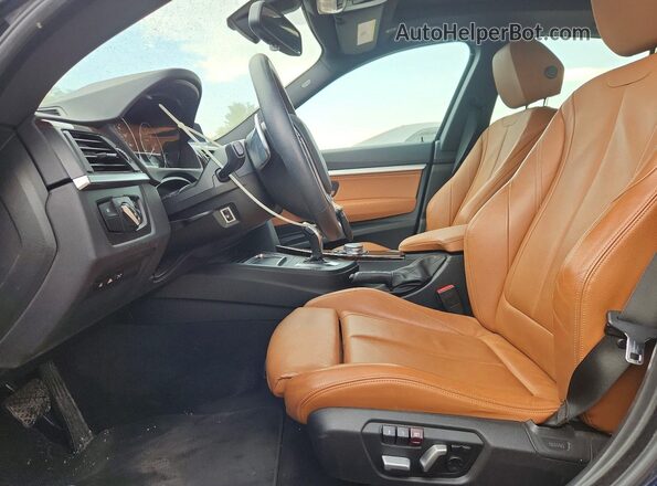 WBA3X9C57GD870039 2016 BMW 3 SERIES Black Widok wnętrza z przodu