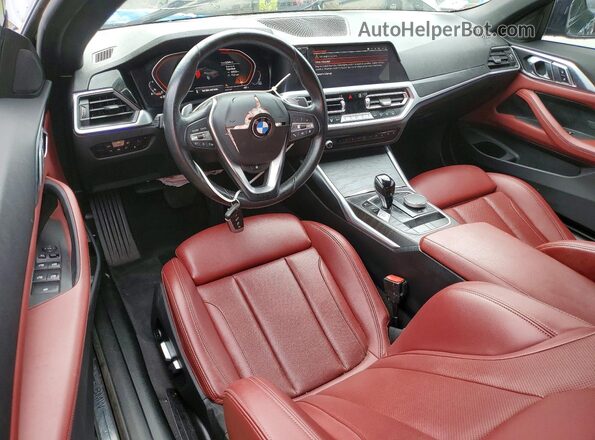 WBA43AT05PCL19765 2023 BMW 4 SERIES Black Առջևի վահանակի տեսք