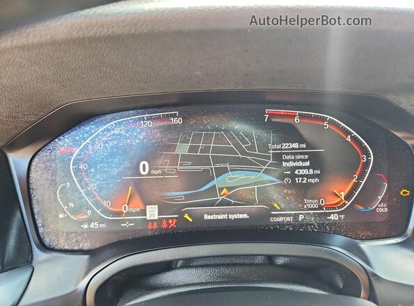 WBA43AT05PCL19765 2023 BMW 4 SERIES Black Սարքավորումների վահանակի տեսք