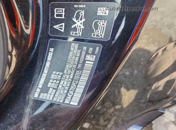 WBA43AT05PCL19765 2023 BMW 4 SERIES Black Շարժիչի բաժամունքի տեսք