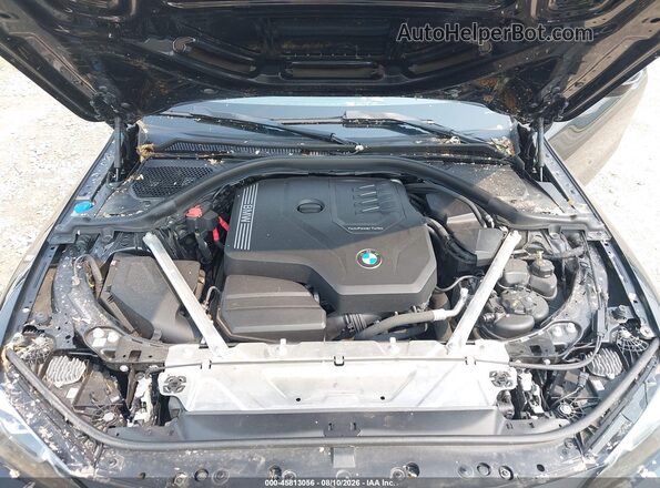WBA43AT06RCN59698 2024 BMW 4 SERIES Black უკანა ხედი