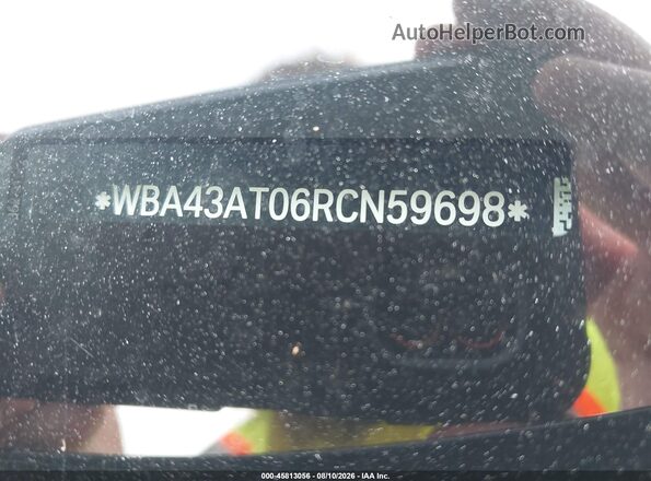 WBA43AT06RCN59698 2024 BMW 4 SERIES Black ძრავის განყოფილების ხედი