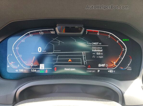 WBA43AT09PCM89126 2023 BMW 4 SERIES Black Սարքավորումների վահանակի տեսք
