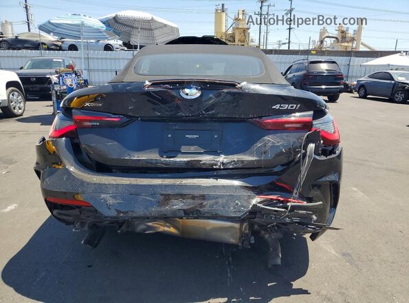 WBA43AT09PCM89126 2023 BMW 4 SERIES Black Հետևի տեսք