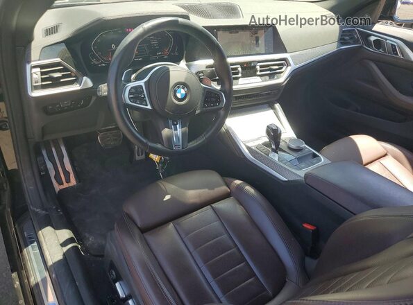 WBA43AT09PCM89126 2023 BMW 4 SERIES Black Առջևի վահանակի տեսք