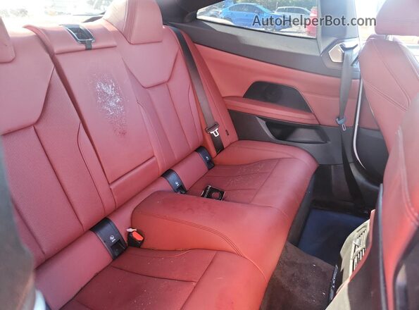 WBA43DA09TCW11367 2026 BMW 4 SERIES White Rear seats view