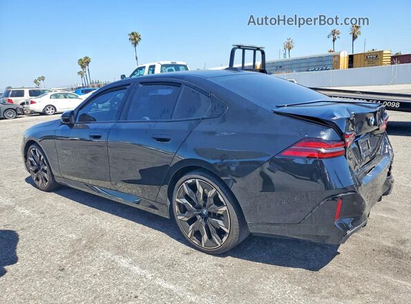 WBA43FJ09RCS16495 2024 BMW 5 SERIES Black Rear left