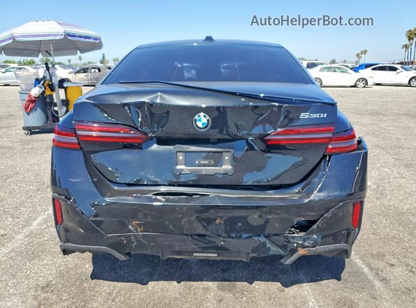 WBA43FJ09RCS16495 2024 BMW 5 SERIES Black Rear view