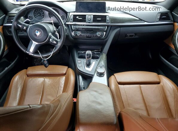 WBA4A9C52GG505868 2016 BMW 4 SERIES Gray Dashboard view