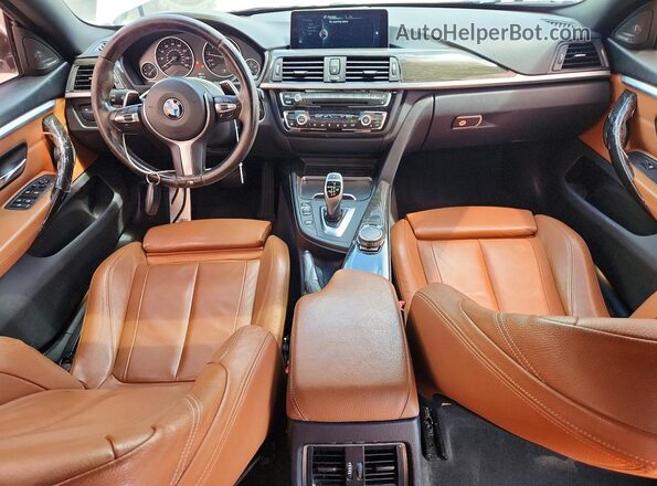 WBA4A9C55GG505220 2016 BMW 4 SERIES White Вид панелі приладів