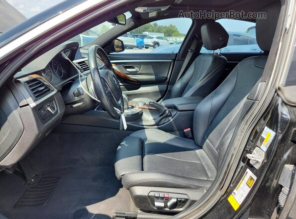 WBA4A9C58GG505261 2016 BMW 4 SERIES Black Vista interior delantera