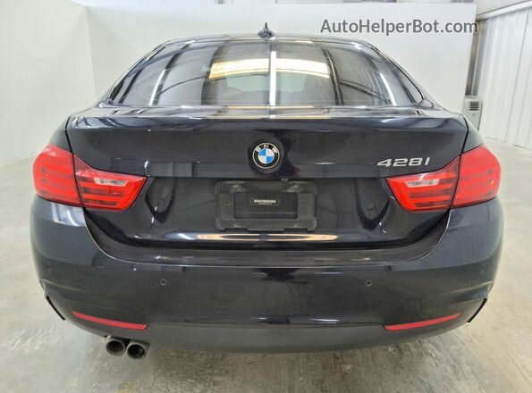 WBA4A9C5XGG507142 2016 BMW 4 SERIES Black Rear view