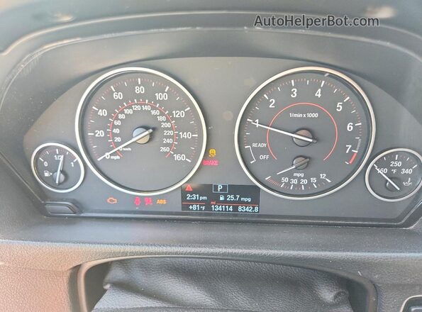 WBA4C9C58GG136203 2016 BMW 4 SERIES Черный Вид щитка приборов