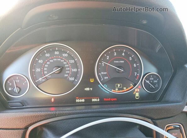 WBA4C9C59GG141572 2016 BMW 4 SERIES Black ხელსაწყოთა პანელის ხედი