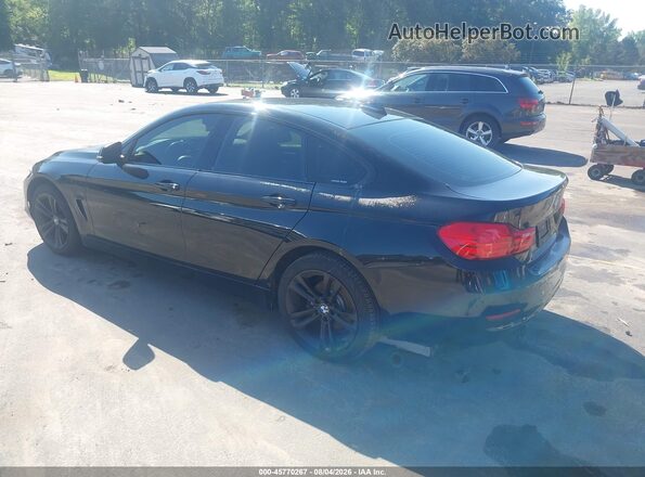 WBA4C9C5XGG137563 2016 BMW 4 SERIES Черный Задняя левая четверть