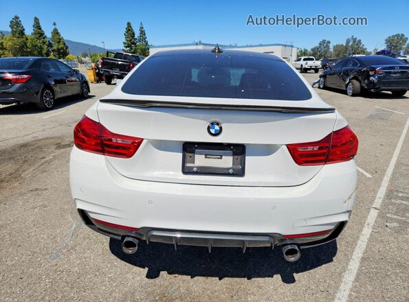 WBA4E5C56HG188854 2017 BMW 4 SERIES White Вид ззаду