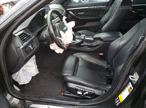 WBA4E5C5XHG188727 2017 BMW 4 SERIES Black Вид салону спереду