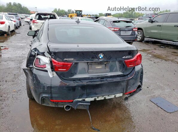 WBA4E5C5XHG188727 2017 BMW 4 SERIES Black Вид ззаду