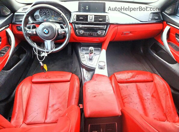 WBA4F7C53HG787476 2017 BMW 4 SERIES White Widok deski rozdzielczej