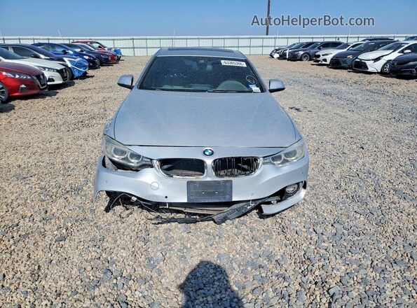 WBA4F7C57HG787240 2017 BMW 4 SERIES Silver Front view