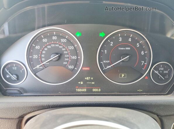WBA4F7C57HG787240 2017 BMW 4 SERIES Silver Instrument cluster view