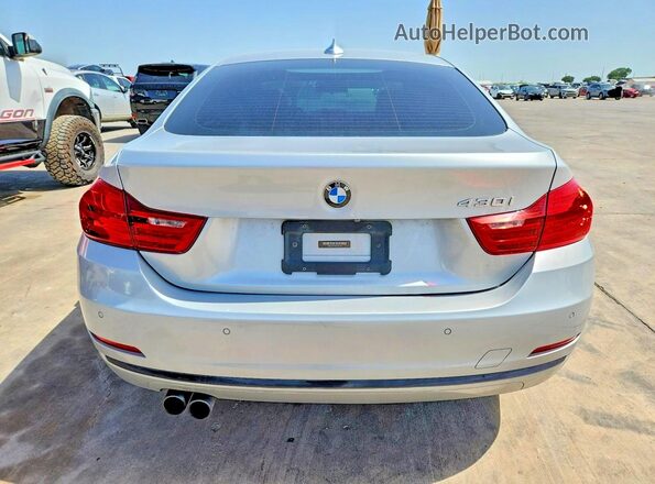 WBA4F7C57HG787335 2017 BMW 4 SERIES Silver უკანა ხედი