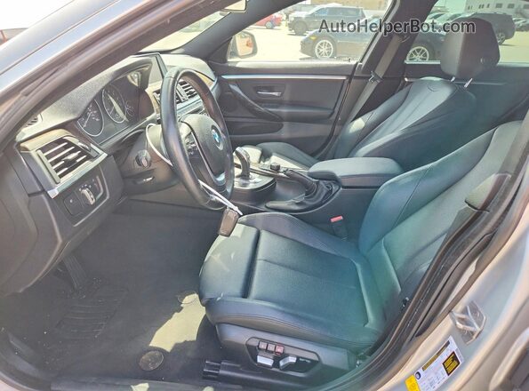 WBA4F7C57HG787335 2017 BMW 4 SERIES Silver წინა სალონის ხედი