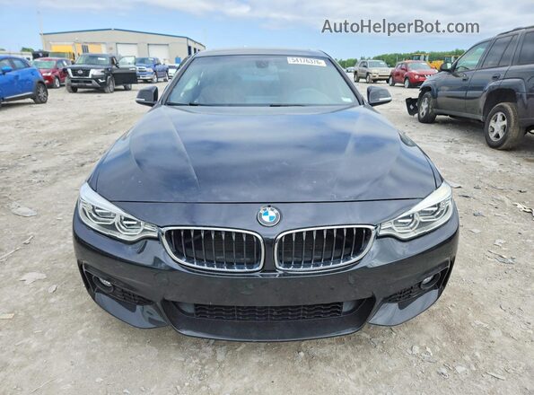 WBA4F7C58HG437728 2017 BMW 4 SERIES Black Front view