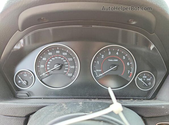 WBA4F7C58HG437728 2017 BMW 4 SERIES Black Instrument cluster view