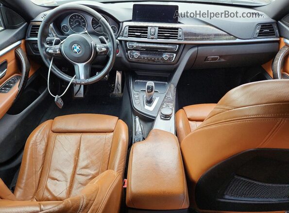 WBA4F7C58HG437728 2017 BMW 4 SERIES Black Dashboard view