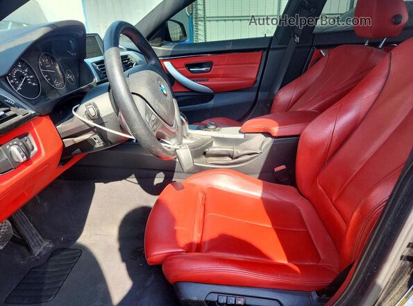 WBA4F9C31HG812630 2017 BMW 4 SERIES Black Widok wnętrza z przodu