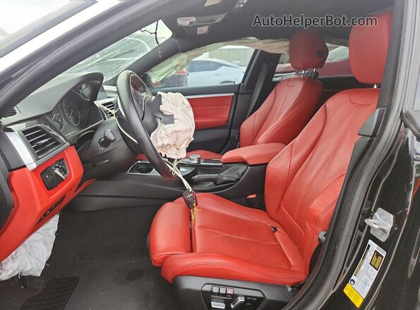 WBA4J1C07LBU68247 2020 BMW 4 SERIES Black Вид салону спереду