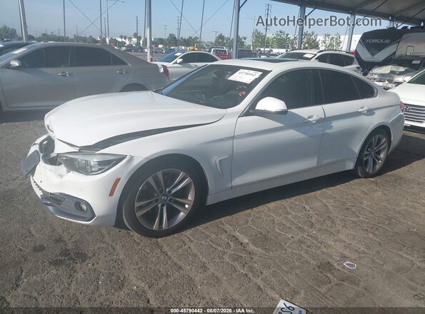 WBA4J1C56JBG80813 2018 BMW 4 SERIES White Առջևի ձախ երեք քառորդ տեսարան