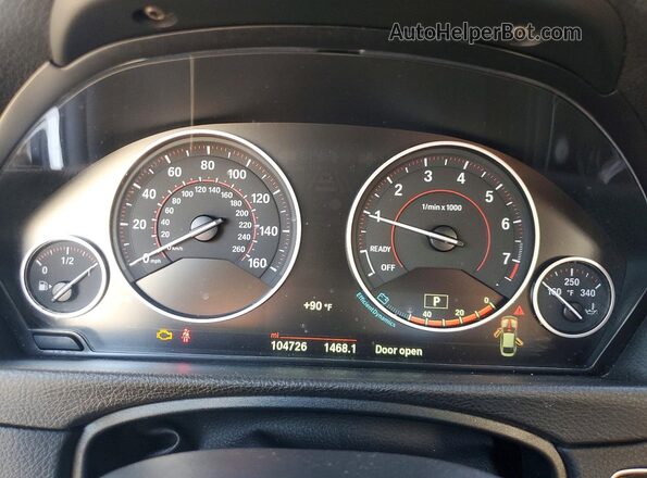 WBA4J1C56KBM18143 2019 BMW 4 SERIES Black Instrument cluster view
