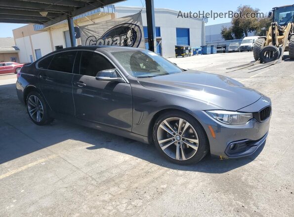 WBA4J3C55KBL07174 2019 BMW 4 SERIES Серый Передняя правая четверть