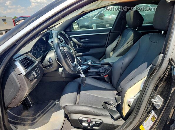 WBA4J5C52KBU79061 2019 BMW 4 SERIES Black Вид салону спереду