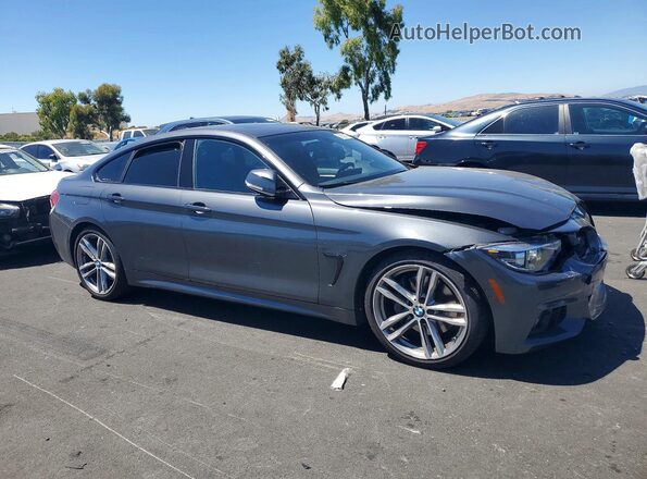 WBA4J5C59JBF06337 2018 BMW 4 SERIES Charcoal Передня права чверть