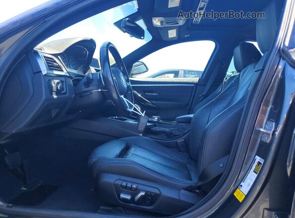 WBA4J5C59JBF06337 2018 BMW 4 SERIES Charcoal Вид салону спереду
