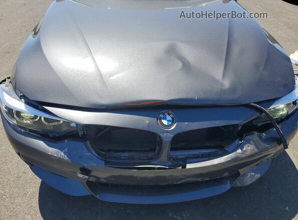 WBA4J5C59JBF06337 2018 BMW 4 SERIES Charcoal Вид задньої частини салону