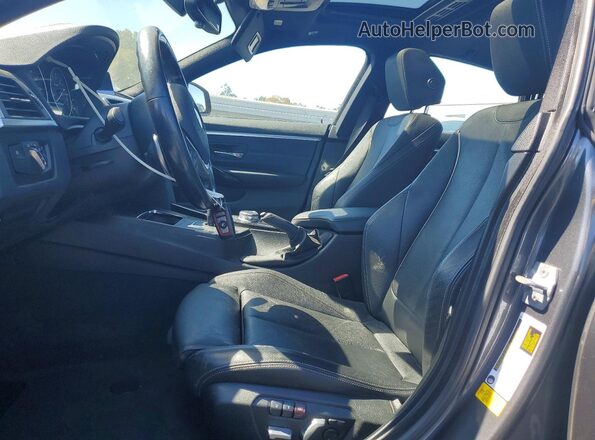 WBA4J5C59KBU79073 2019 BMW 4 SERIES Gray წინა სალონის ხედი