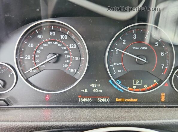 WBA4J7C54JBB98666 2018 BMW 4 SERIES Black Instrument cluster view
