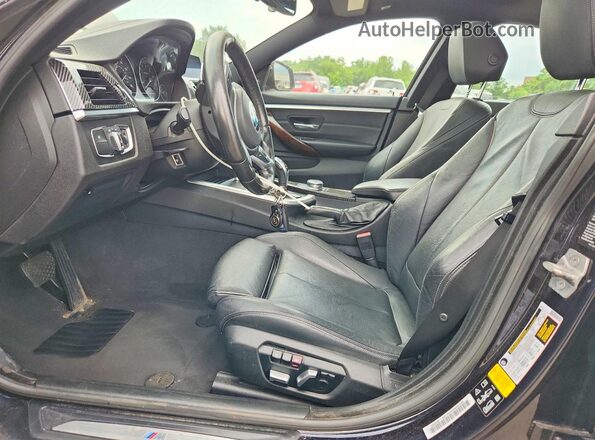 WBA4J7C54JBB98666 2018 BMW 4 SERIES Black Front interior view