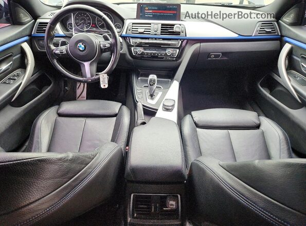 WBA4J7C59KBM75486 2019 BMW 4 SERIES Black Вид панелі приладів
