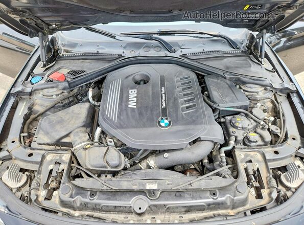 WBA4J7C59KBM75486 2019 BMW 4 SERIES Black Вид задньої частини салону