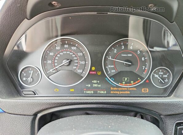 WBA4J7C59KBM75486 2019 BMW 4 SERIES Black Вид щитка приладів