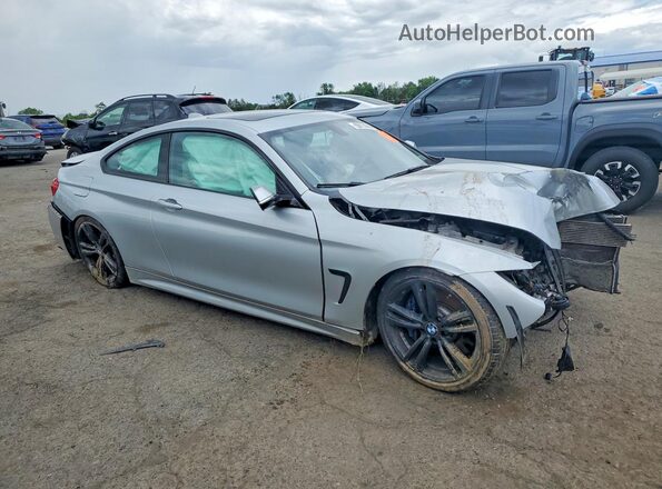 WBA4P1C59HK522147 2017 BMW 4 SERIES Silver Przód prawy