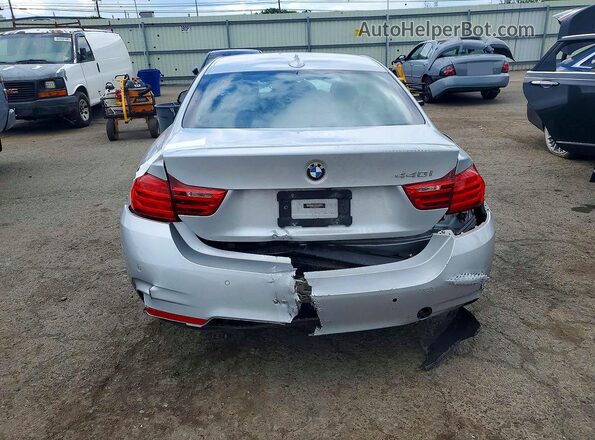 WBA4P1C59HK522147 2017 BMW 4 SERIES Silver Widok z tyłu