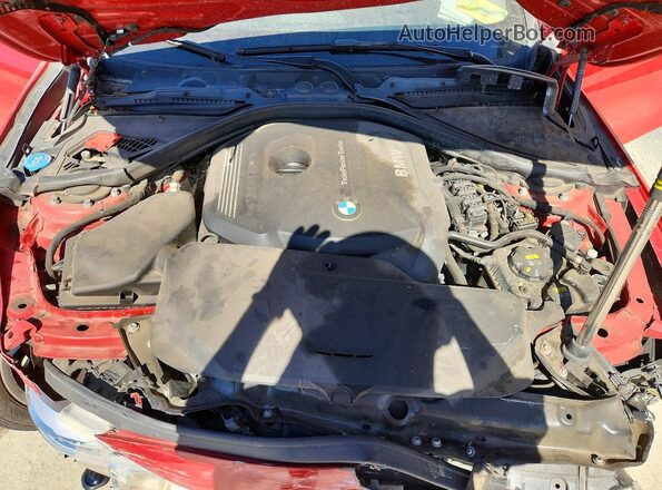 WBA4R7C57HK876455 2017 BMW 4 SERIES Red Vista interior trasera