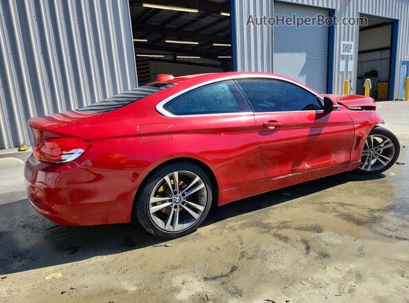 WBA4R7C57HK876455 2017 BMW 4 SERIES Red Trasero derecho